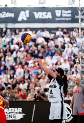 BASKETBALL - FIBA 3x3 World Tour VIENNA,AUSTRIA,14.JUN.26 - BASKETBALL - FIBA 3x3 World Tour. Image shows Thao My Truong (Ulaanbaatar).  GEPAxpictures xEdgarxEisner