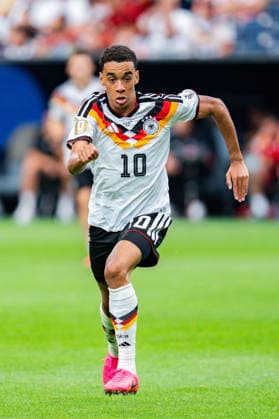 FIFA Fussball Weltmeisterschaft 2026, Gruppe E, Spiel 1, Deutschland vs. Curacao, 14.06.2026 im NRG Stadium in Houston, Texas Tor zum 4:1 durch Jamal Musiala