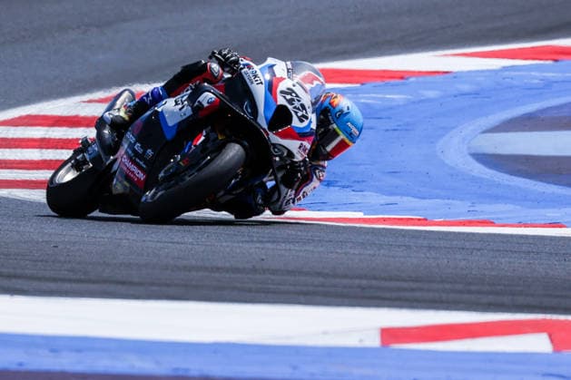 June 14, 2026, Misano Adriatico, Rimini, Italy: Miguel Oliverira of Rokit BMW Mottorrad WorldSBK Team with BMW M1000RR seen during FIM SBK Superbike World Championship, WM, Weltmeisterschaft Pirelli Emilia-Romagna Round 7 - Superpole Race at Misano World Circuit Marco Simoncelli in Misano Adriatico, Italy Misano Adriatico Italy - ZUMAs197 20260614_aaa_s197_118 Copyright: xFabrizioxCarabellix