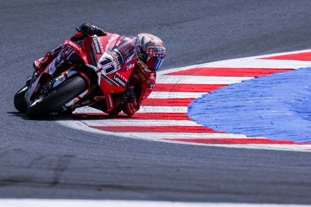 June 14, 2026, Misano Adriatico, Rimini, Italy: Nicolo Bulega of Aruba.it Racing - Ducati with Ducati Panigale V4R seen during FIM SBK Superbike World Championship, WM, Weltmeisterschaft Pirelli Emilia-Romagna Round 7 - Superpole Race at Misano World Circuit Marco Simoncelli in Misano Adriatico, Italy Misano Adriatico Italy - ZUMAs197 20260614_aaa_s197_132 Copyright: xFabrizioxCarabellix