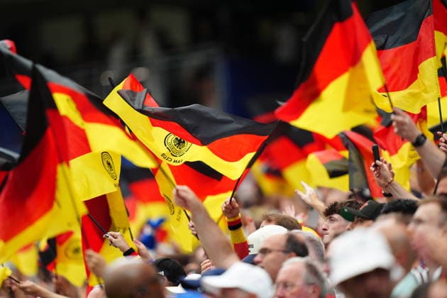 Germany v Curacao - FIFA World Cup, WM, Weltmeisterschaft, Fussball 2026 - Group E HOUSTON, UNITED STATES - JUNE 14: Germany fans wave flags during the 2026 FIFA World Cup First Stage Group E match between Germany and Curacao at NRG Stadium (Houston Stadium) in Houston, Texas, United States on June 14, 2026. Hakan Akgun Anadolu Texas United States. Editorial use only. Please get in touch for any other usage.  Copyright: x2026xAnadoluxHakanxAkgunx