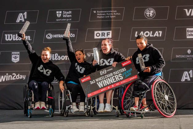 BASKETBALL - FIBA 3x3 World Tour VIENNA,AUSTRIA,14.JUN.26 - BASKETBALL - FIBA 3x3 World Tour. Image shows the team of Madrid.  GEPAxpictures xEdgarxEisner