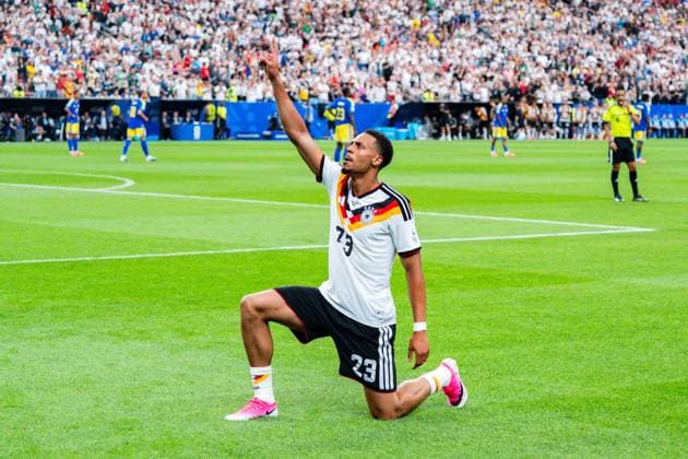 FIFA Fussball Weltmeisterschaft 2026, Gruppe E, Spiel 1, Deutschland vs. Curacao, 14.06.2026 im NRG Stadium in Houston, Texas Tor zum 1:0 durch Felix Nmecha