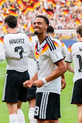 FIFA Fussball Weltmeisterschaft 2026, Gruppe E, Spiel 1, Deutschland vs. Curacao, 14.06.2026 im NRG Stadium in Houston, Texas Tor zum 3:1 durch Elfmeter von Kai Havertz Felix Nmecha
