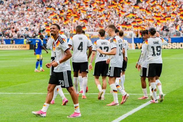 FIFA Fussball Weltmeisterschaft 2026, Gruppe E, Spiel 1, Deutschland vs. Curacao, 14.06.2026 im NRG Stadium in Houston, Texas Tor zum 3:1 durch Elfmeter von Kai Havertz Felix Nmecha