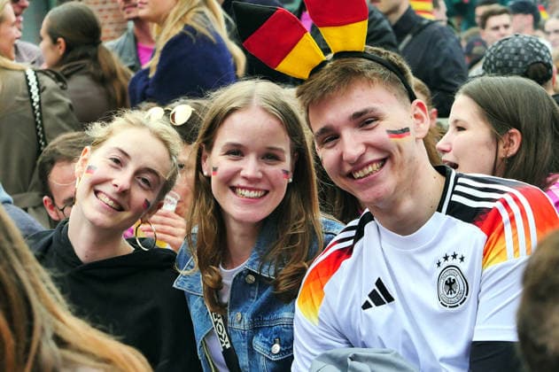 14.06.2026, Berlin - Deutschland. Public Viewing Fußball-WM der Männer in der Kulturbrauerei im Prenzlauer Berg.