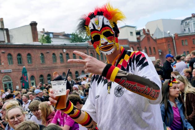14.06.2026, Berlin - Deutschland. Public Viewing Fußball-WM der Männer in der Kulturbrauerei im Prenzlauer Berg.