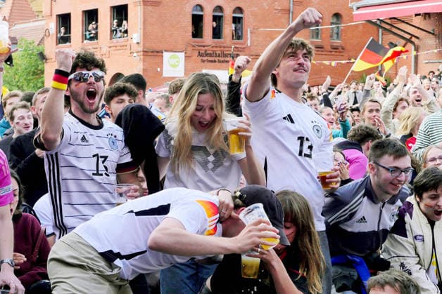 14.06.2026, Berlin - Deutschland. Public Viewing Fußball-WM der Männer in der Kulturbrauerei im Prenzlauer Berg.
