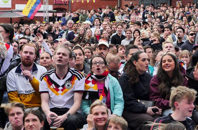 14.06.2026, Berlin - Deutschland. Public Viewing Fußball-WM der Männer in der Kulturbrauerei im Prenzlauer Berg.