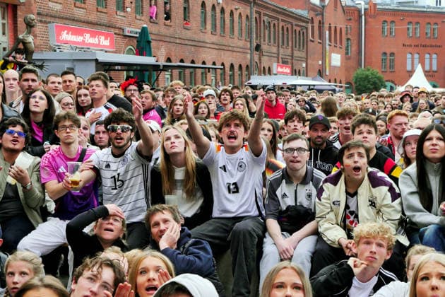 14.06.2026, Berlin - Deutschland. Public Viewing Fußball-WM der Männer in der Kulturbrauerei im Prenzlauer Berg.