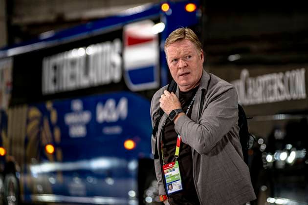 DALLAS - National coach Ronald Koeman of the Netherlands during the Netherlands vs. Japan match at the 2026 World Cup at AT&T Stadium on June 14, 2026, in Dallas, United States. (Photo by Stefan Koops EYE4IMAGES DeFodi Images) - *** DALLAS National coach Ronald Koeman of the Netherlands during the Netherlands vs Japan match at the 2026 World Cup at AT T Stadium on June 14, 2026, in Dallas, United States Photo by Stefan Koops EYE4IMAGES DeFodi Images