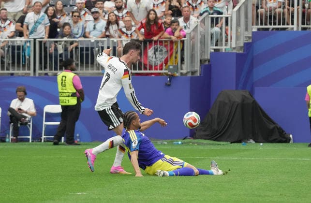 USA, WM FIFA 2026, Vorrunde, Deutschland vs Curacao 14.06.2026, Houston Stadium, Houston, USA, WM FIFA 2026, Vorrunde, Deutschland vs Curacao, im Bild Kai Havertz (Deutschland) erzielt das Tor zum 7:1.