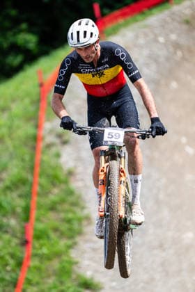 MOUNTAINBIKE - UCI MTB World Series LEOGANG,AUSTRIA,14.JUN.26 - CYCLING, MOUNTAIN BIKE - UCI Mountainbike World Cup, Cross-Country Olympic. Image shows Pierre De Froidmont (BEL).  GEPAxpictures xJulioxArellano