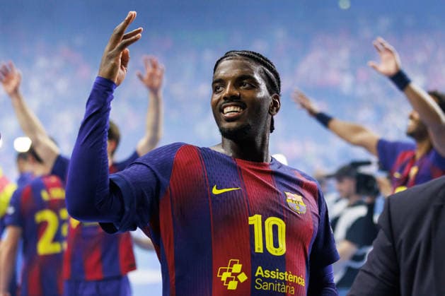 Dika MEM FC Barcelona, Barca Barca, 10), Barca Spieler feiern den Champions League Sieg, Jubel, Freude, Leidenschaft, Erfolg, Emotion, Begeisterung, positive Emotionen GER, FC Barcelona Barca vs. Fuechse Berlin, Handball, TruckScout24 EHF FINAL4 2026, Finale, Spielzeit 2025 2026, 14.06.2026, GER, FC Barcelona Barca vs. Fuechse Berlin, Handball, TruckScout24 EHF FINAL4 2026, Finale, Spielzeit 2025 2026, 14.06.2026, Koeln