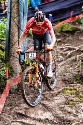 MOUNTAINBIKE - UCI MTB World Series LEOGANG,AUSTRIA,14.JUN.26 - CYCLING, MOUNTAIN BIKE - UCI Mountainbike World Cup, Cross-Country Olympic. Image shows Jofre Cullell Estape (ESP).  GEPAxpictures xJulioxArellano