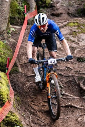 MOUNTAINBIKE - UCI MTB World Series LEOGANG,AUSTRIA,14.JUN.26 - CYCLING, MOUNTAIN BIKE - UCI Mountainbike World Cup, Cross-Country Olympic. Image shows Carter Woods (CAN).  GEPAxpictures xJulioxArellano