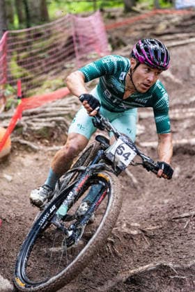 MOUNTAINBIKE - UCI MTB World Series LEOGANG,AUSTRIA,14.JUN.26 - CYCLING, MOUNTAIN BIKE - UCI Mountainbike World Cup, Cross-Country Olympic. Image shows Timon Ruegg (SUI).  GEPAxpictures xJulioxArellano