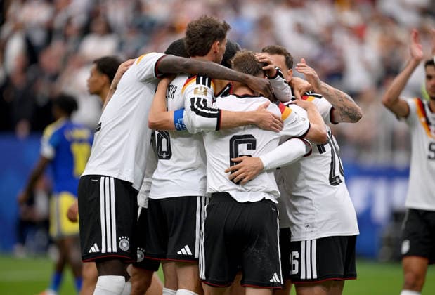Fussball FIFA WM 2026 Vorrunde Gruppe E in Houston Deutschland - Curacao 14.06.2026 Deutschland Teamjubel