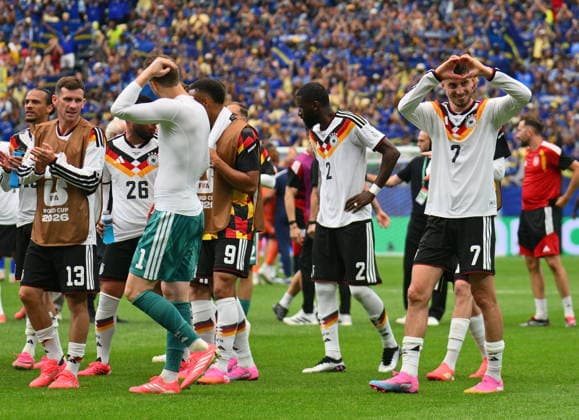 FIFA World Cup, WM, Weltmeisterschaft, Fussball 2026 - Group E - Germany vs Curacao German players react after the FIFA World Cup 2026 group stage match Germany against Curacao, in Houston, USA, 14 June 2026. HOUSTON United States  Copyright: xSAMxWASSONx