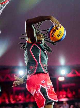BASKETBALL - FIBA 3x3 World Tour VIENNA,AUSTRIA,14.JUN.26 - BASKETBALL - FIBA 3x3 World Tour. Image shows Jeremiah Walker (GBR).  GEPAxpictures xEdgarxEisner