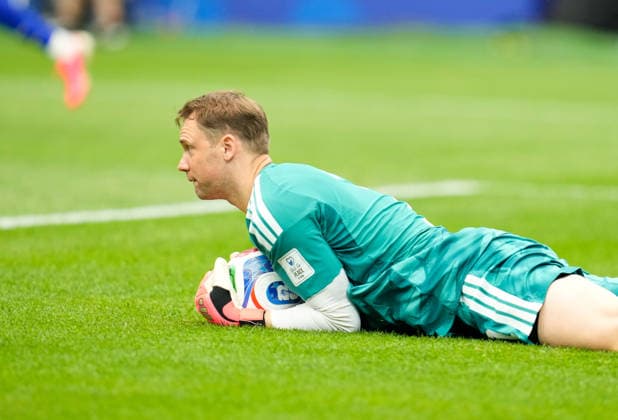 Manuel Neuer (Deutschland, 1) pariert einen Schuss waehrend des Gruppenspiels gegen Curacao. USA, FIFA Weltmeisterschaft, Deutschland vs Curacao, Houston, 14.06.2026 USA, FIFA Weltmeisterschaft, Deutschland vs Curacao, Houston, 14.06.2026 Houston