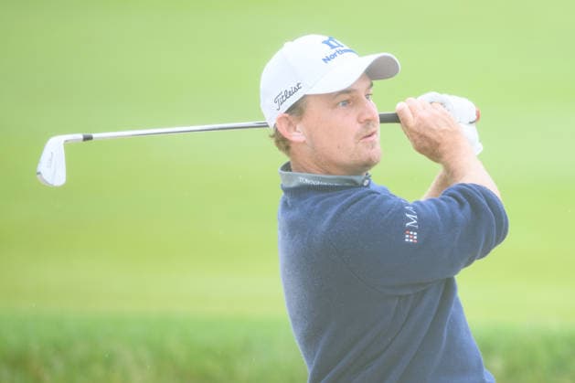 CALEDON, ON - JUNE 14: Bud Cauley of the United States plays a shot on the 9th hole during the final round of the RBC Canadian Open 2026 at TPC Toronto at Osprey Valley North Course on June 14, 2026 in Caledon, Ontario. (Photo by Julian Avram Icon Sportswire) GOLF: JUN 14 PGA, Golf Herren RBC Canadian Open EDITORIAL USE ONLY Icon2606140020
