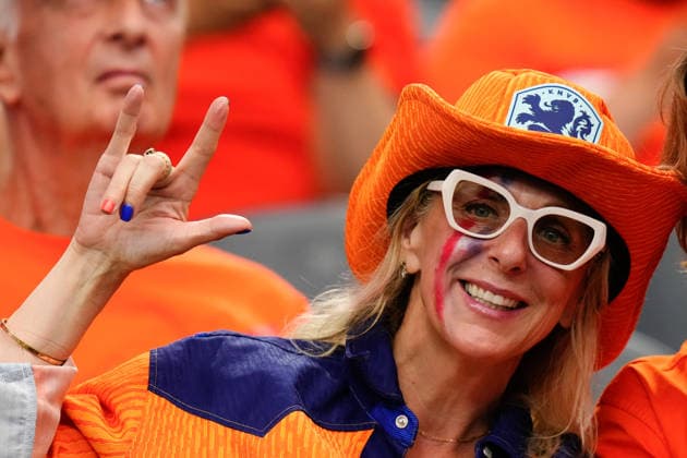 Netherlands v Japan: Group F - FIFA World Cup, WM, Weltmeisterschaft, Fussball 2026 Supporter of Netherlands poses for the photo during the FIFA World Cup 2026 Group F match between Netherlands and Japan at Dallas Stadium on June 14, 2026 in Dallas, Texas. Dallas TX United States  Copyright: xJosexBretonx originalFilename:bretonhernandez-netherla260614_npkvI.jpg