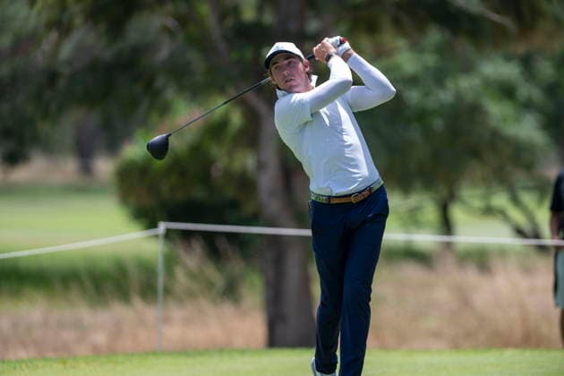International Series Morocco Golf tournament Grant Haefner from the United States hits a drive during the final round of the International Series Morocco Golf tournament in Rabat, Morocco, 14 June 2026. Rabat Morocco  Copyright: xJALALxMORCHIDIx