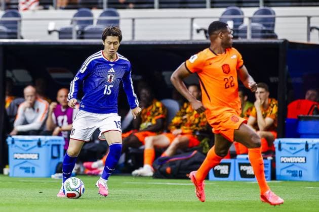 DALLAS, 14-06-2026, Dallas AT&T Stadium, World Cup 2026 Match between Netherlands and Japan. Picture shows Japanese player Daichi Kamada Netherlands - Japan (World Cup 2026)  x204364138x Copyright: