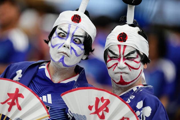 Netherlands v Japan - FIFA World Cup, WM, Weltmeisterschaft, Fussball 2026 - Group F ARLINGTON, UNITED STATES - JUNE 14: Supporters of Japan pose for the photo prior to 2026 FIFA World Cup First Stage Group F match between Netherlands and Japan at Dallas Stadium in Arlington, Texas, United States on June 14, 2026. Jose Hernandez Anadolu Texas United States. Editorial use only. Please get in touch for any other usage.  Copyright: x2026xAnadoluxJosexHernandezx