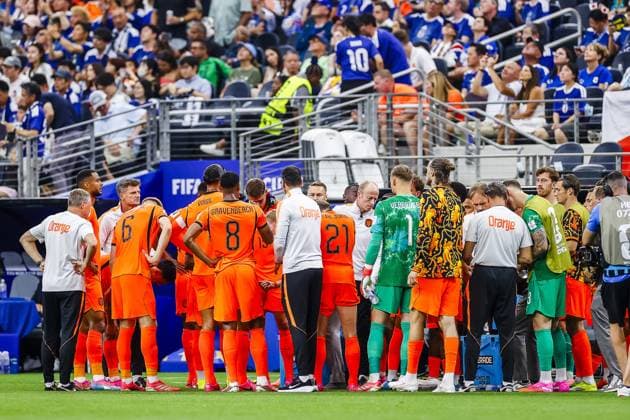 DALLAS, 14-06-2026, Dallas AT&T Stadium, World Cup 2026 Match between Netherlands and Japan. Picture shows hydratation break Netherlands - Japan (World Cup 2026)  x204364292x Copyright:
