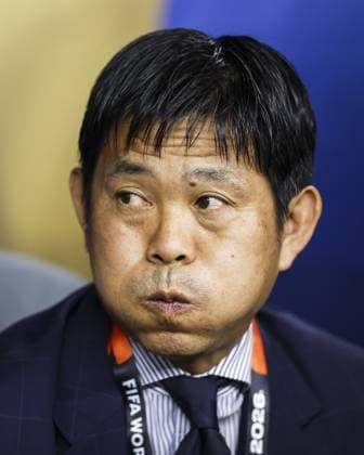 ARLINGTON - Japan coach Hajime Moriyasu ahead of the FIFA 2026 World Cup Group F match between the Netherlands and Japan at Dallas Stadium on June 14, 2026, in Arlington, United States. ROBIN VAN LONKHUIJSEN ANP FIFA World Cup, WM, Weltmeisterschaft, Fussball 2026 2026 xVIxANPxSportx xxANPxIVx 561021104 originalFilename: 561021104.jpg