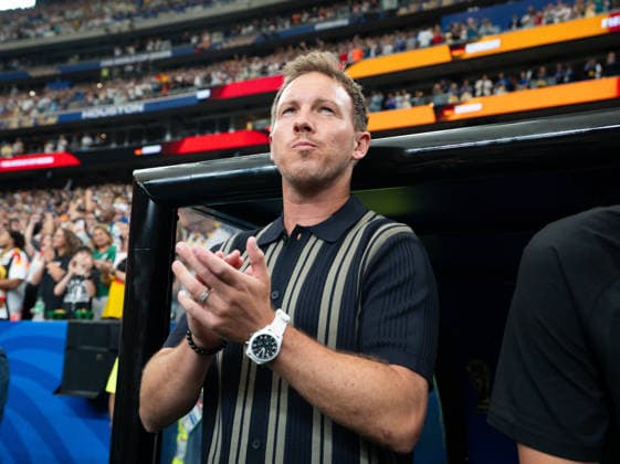 Julian Nagelsmann (Deutschland, Cheftrainer) vor dem Spiel. USA, FIFA Weltmeisterschaft, Deutschland vs Curacao, Houston, 14.06.2026 USA, FIFA Weltmeisterschaft, Deutschland vs Curacao, Houston, 14.06.2026 Houston