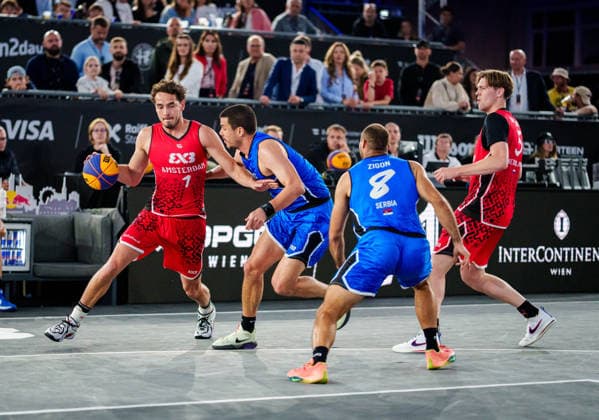 BASKETBALL - FIBA 3x3 World Tour VIENNA,AUSTRIA,14.JUN.26 - BASKETBALL - FIBA 3x3 World Tour. Image shows Jan Driessen (NED).  GEPAxpictures xEdgarxEisner