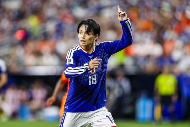 DALLAS, 14-06-2026, Dallas AT&T Stadium, World Cup 2026 Match between Netherlands and Japan. Picture shows Japanese player Ayase Ueda Netherlands - Japan (World Cup 2026)  x204365032x Copyright: