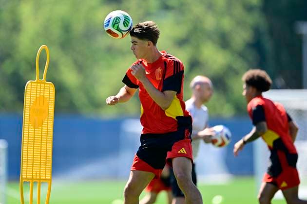 Belgian national football team - FIFA World Cup, WM, Weltmeisterschaft, Fussball 2026 - media activities 14 06 2026 RENTON, UNITED STATES OF AMERICA - JUNE 14 : De Ketelaere Charles midfielder of Belgium pictured during a training session of the Belgian national football team during the FIFA World Cup 2026 on June 14, 2026 in Renton, United States of America, 14 06 2026 Renton United States of America  Copyright: xJanxDexMeuleneirx