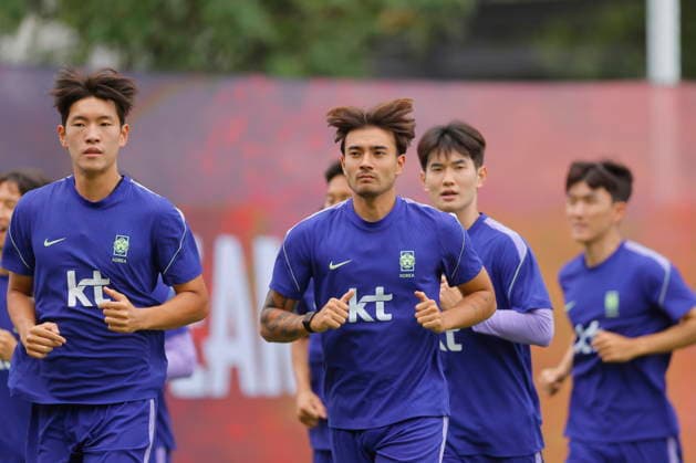 FIFA World Cup, WM, Weltmeisterschaft, Fussball 2026 - South Korea training session South Korean players take part in a training session in Guadalajara, Mexico, 14 June 2026. Guadalajara Mexico  Copyright: xFranciscoxGuascox