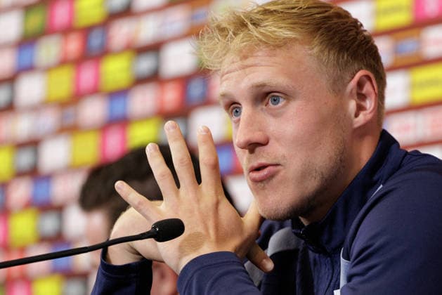 SOCCER - FIFA World Cup, WM, Weltmeisterschaft, Fussball 2026, preview SANTA BARBARA,CALIFORNIA,USA,14.JUN.26 - SOCCER - FIFA World Cup 2026, USA, Mexico, Canada, preview, OEFB, Oesterreichischer Fussball-Bund, press conference, PK, Pressekonferenz team AUT. Image shows Xaver Schlager (AUT).  GEPAxpictures xArminxRauthner