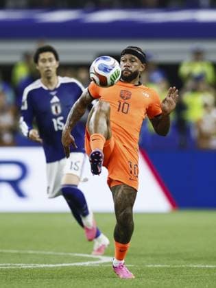 ARLINGTON - Memphis Depay of the Netherlands during the FIFA World Cup, WM, Weltmeisterschaft, Fussball 2026 Group F match between the Netherlands and Japan at Dallas Stadium on June 14, 2026, in Arlington, United States. KOEN VAN WEEL ANP FIFA World Cup 2026 2026 xVIxANPxSportx xxANPxIVx 561025810 originalFilename: 561025810.jpg