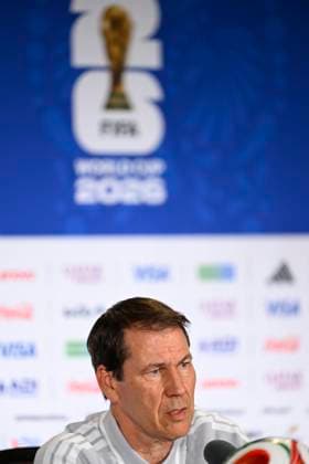 Belgian national football team - 2026 FIFA World Cup, WM, Weltmeisterschaft, Fussball - media activities 14 06 2026 SEATTLE, UNITED STATES OF AMERICA - JUNE 14 : Garcia Rudi head coach of Belgium pictured during a press conference, PK, Pressekonferenz at the Lumen Field Stadium prior to the Belgium vs Egypt match during the 2026 FIFA World Cup on June 14, 2026 in Seattle, United States of America, 14 06 2026 Seattle United States of America  Copyright: xNicoxVereeckenx