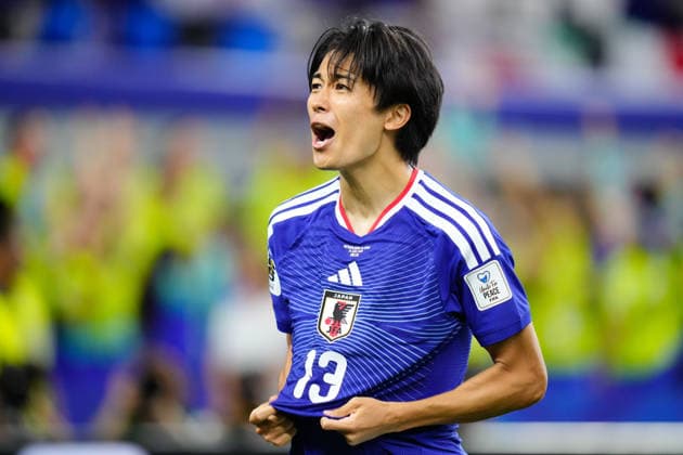 June 14, 2026, Dallas, Texas, United States: Keito Nakamura of Japan celebrates a goal during the FIFA World Cup, WM, Weltmeisterschaft, Fussball 2026 Group F match between Netherlands and Japan at Dallas Stadium on June 14, 2026 in Dallas, Texas. Netherlands V Japan: Group F - FIFA World Cup 2026  - ZUMAa181 20260614_zaa_a181_227 Copyright: xJosexBretonx