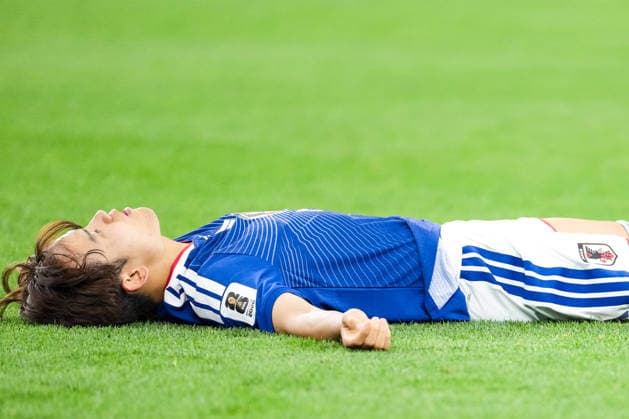 Takefusa Kubo of Japan reacts during a FIFA Men’s World Cup 2026 Group Stage football match between Netherlands and Japan at Dallas Stadium, in East Rutherford on June 14th 2026 (Photo by Alexandra Fechete SPP)  Copyright: xAlexandraxFechete SPPx Sportspressphoto_SPR166708