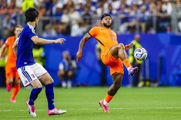 DALLAS, 14-06-2026, Dallas AT&T Stadium, World Cup 2026 Match between Netherlands and Japan. Picture shows Netherlands player Memphis Depay Netherlands - Japan (World Cup 2026)  x204366371x Copyright: