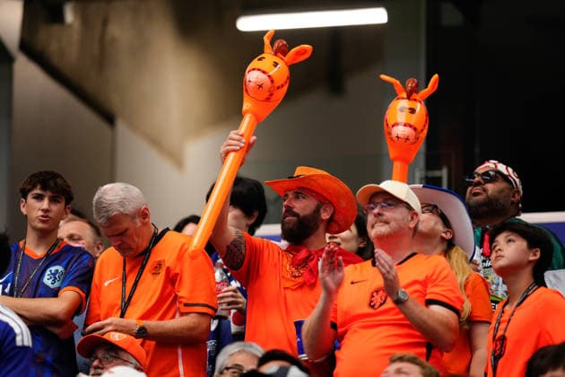 Netherlands v Japan: Group F - FIFA World Cup, WM, Weltmeisterschaft, Fussball 2026 Supporters of Netherlands are seen during the FIFA World Cup 2026 Group F match between Netherlands and Japan at Dallas Stadium on June 14, 2026 in Dallas, Texas. Dallas TX United States  Copyright: xJosexBretonx originalFilename:bretonhernandez-netherla260614_npUUx.jpg