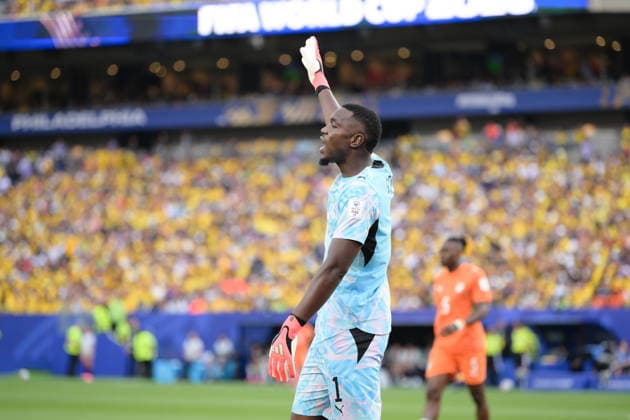 Fußball, WM 2026, 20260614, Elfenbeinküste - Ecuador. Im Bild Torwart Yahia FOFANA (Elfenbeinküste, 1). Philadelphia Philadelphia Stadium Pennsylvania Vereinigte Staaten von Amerika