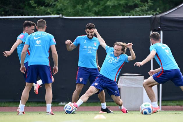 Alexandria, USA, 140626. Croatian players during the training session of the Croatian football national team, Nationalteam in the base camp at Episcopal Highschool during the FIFA World Cup, WM, Weltmeisterschaft, Fussball Photo: Boris Kovacev CROPIX Copyright: xxBorisxKovacevx xCROPIXx croatia_training07-140626