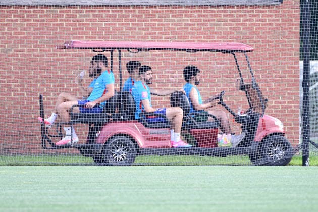 Alexandria, USA, 140626. Croatian players during the training session of the Croatian football national team, Nationalteam in the base camp at Episcopal Highschool during the FIFA World Cup, WM, Weltmeisterschaft, Fussball Photo: Boris Kovacev CROPIX Copyright: xxBorisxKovacevx xCROPIXx croatia_training17-140626