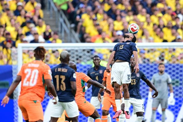 Ivory Coast v Ecuador - FIFA World Cup, WM, Weltmeisterschaft, Fussball 2026 - Group E PHILADELPHIA, UNITED STATES - JUNE 14: Pedro Vite (15) of Ecuador in action during the 2026 FIFA World Cup First Stage Group E match between Ivory Coast and Ecuador at Lincoln Financial Field (Philadelphia Stadium) in Philadelphia, Pennsylvania, United States on June 14, 2026. Abdulhamid Hosbas Anadolu Pennsylvania United States. Editorial use only. Please get in touch for any other usage.  Copyright: x2026xAnadoluxAbdulhamidxHosbasx
