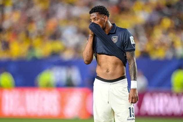 Gonzalo Plata (Ecuador) looks dejected during the FIFA World Cup, WM, Weltmeisterschaft, Fussball 2026 Group E match between Cote D Ivoire and Ecuador at Philadelphia Stadium on June 14, 2026 in Philadelphia, United States. (Photo by Harry Langer DeFodi Images) -