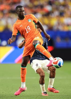 Football - FIFA World Cup, WM, Weltmeisterschaft, Fussball - Group E - Ivory Coast v Ecuador 14th June 2026 - FIFA World Cup - Group E - Ivory Coast v Ecuador - Nicolas Pepe of Ivory Coast - Photo: Simon Stacpoole Offside. Philadelphia USA